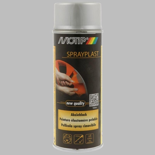 MOTIP Lack Sprayplast silber seidengl&auml;nzend 400 ml 433481