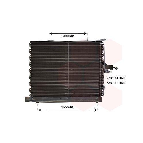 VAN WEZEL Kondensator, Klimaanlage 30005169