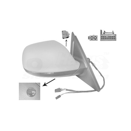 VAN WEZEL Au&szlig;enspiegel * HAGUS * 0380828