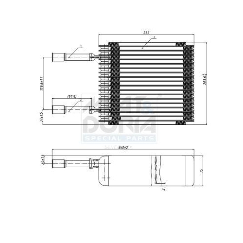 MEAT & DORIA Verdampfer, Klimaanlage 997001