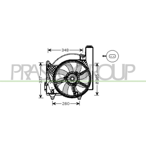PRASCO L&uuml;fter, Motork&uuml;hlung PrascoSelection OP350F002