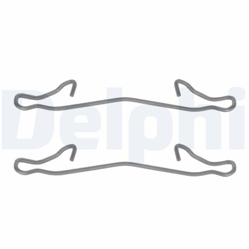 DELPHI Zubehörsatz, Scheibenbremsbelag LX0088
