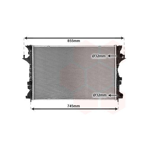 VAN WEZEL K&uuml;hler, Motork&uuml;hlung 43002300