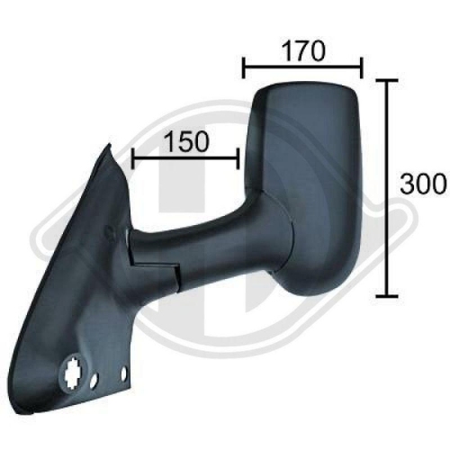 DIEDERICHS Au&szlig;enspiegel 1455225