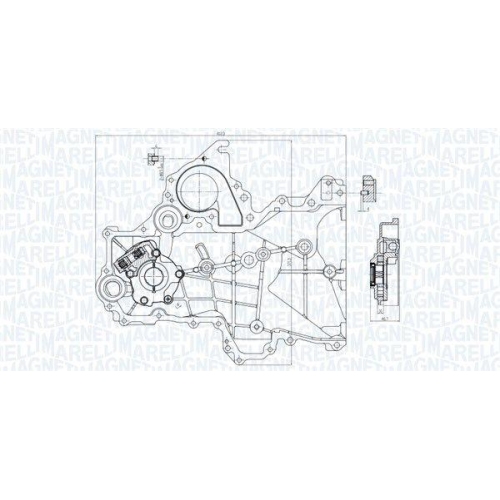 MAGNETI MARELLI &Ouml;lpumpe 351516000155