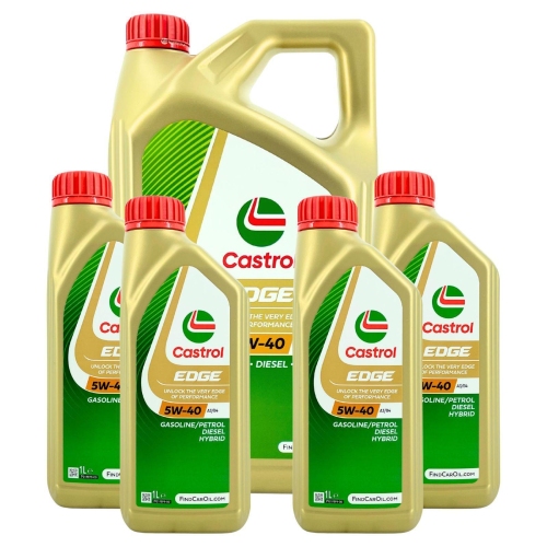Motor&ouml;l Castrol Edge 5W-40 A3/B4 API SP Mercedes Renault VW BMW 9 Liter 15F719