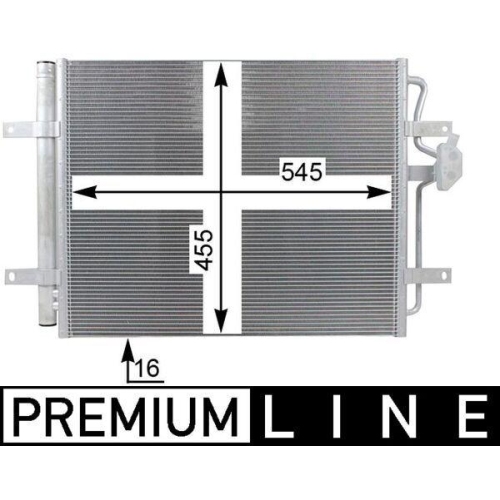 MAHLE Kondensator, Klimaanlage BEHR *** PREMIUM LINE *** AC 24 000P