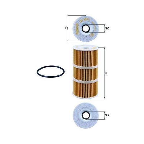KNECHT &Ouml;lfilter OX 389/1D