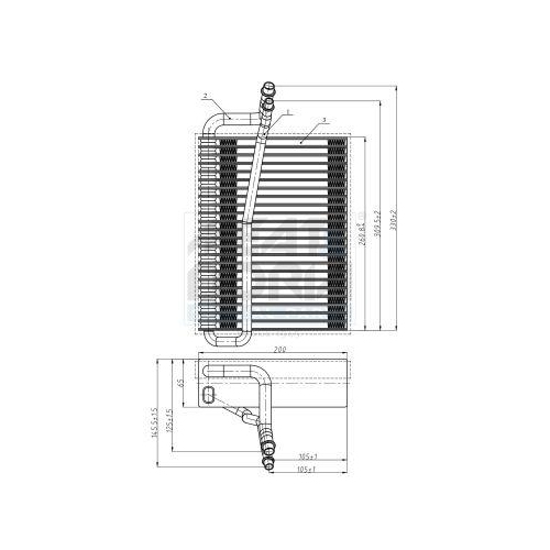 MEAT & DORIA Verdampfer, Klimaanlage 997004