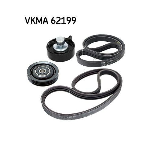 SKF Keilrippenriemensatz VKMA 62199