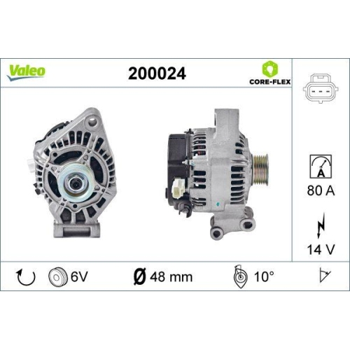 VALEO Generator VALEO CORE-FLEX 200024