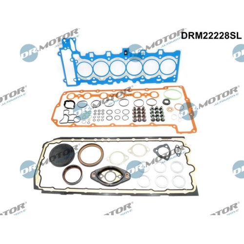 Dr.Motor Automotive Dichtungsvollsatz, Motor DRM22228SL