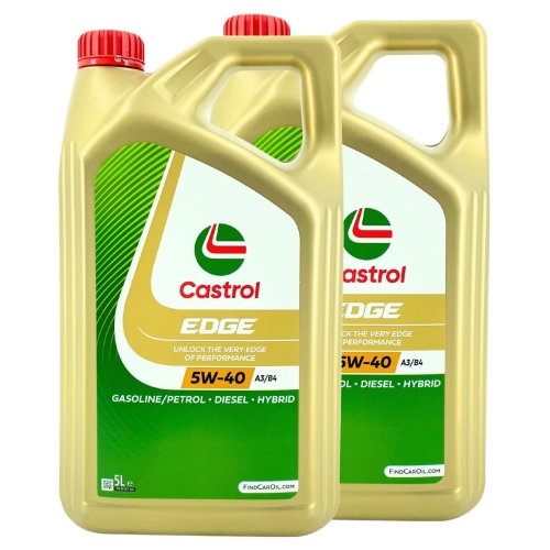 Motor&ouml;l Castrol Edge 5W-40 A3/B4 API SP Mercedes Renault VW BMW 10 Liter 15F719