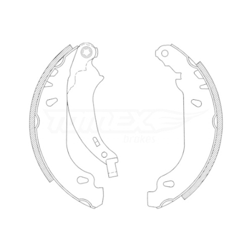 TOMEX Brakes Bremsbackensatz TX 21-52