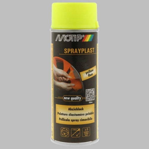 MOTIP Spritzspachtel Sprayplast neongelb seidenglänzend 400 ml 433511