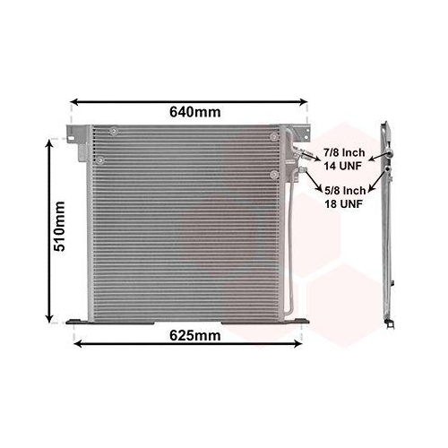 VAN WEZEL Kondensator, Klimaanlage 30005220