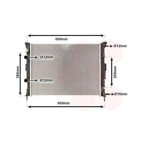 VAN WEZEL K&uuml;hler, Motork&uuml;hlung 43002308
