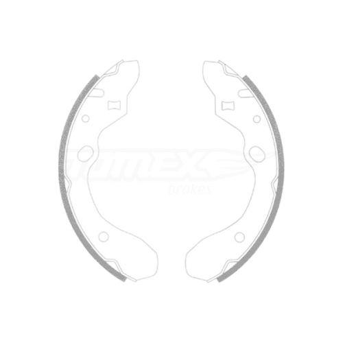TOMEX Brakes Bremsbackensatz TX 20-91