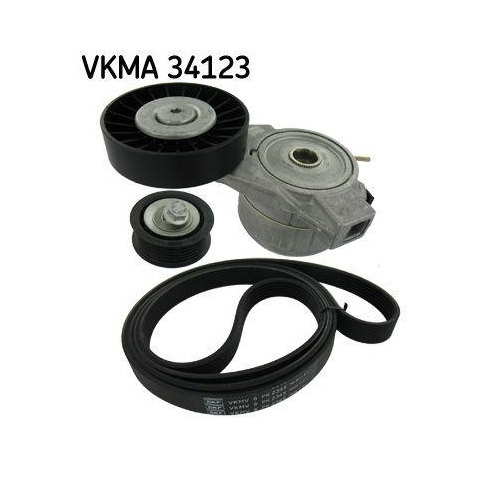 SKF Keilrippenriemensatz VKMA 34123