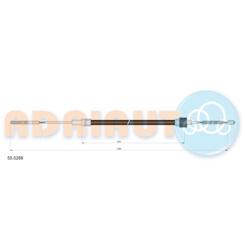 ADRIAUTO Seilzug, Feststellbremse 55.0268