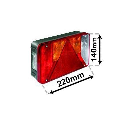 VAN WEZEL Heckleuchte 9902926