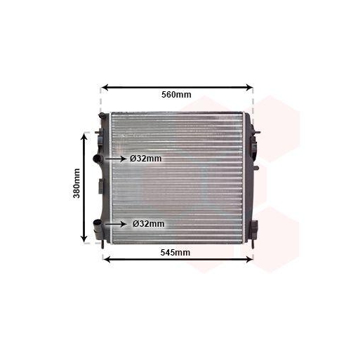 VAN WEZEL K&uuml;hler, Motork&uuml;hlung 43002309