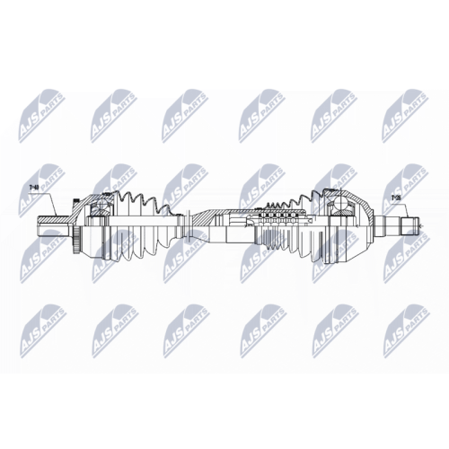 NTY Antriebswelle NPW-VV-059