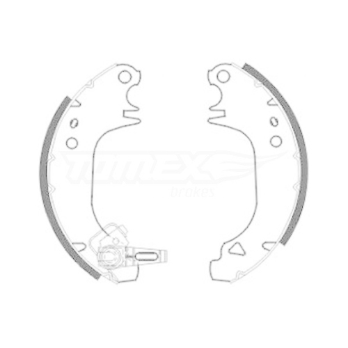 TOMEX Brakes Bremsbackensatz TX 20-80