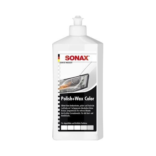 SONAX Lackpolitur Polish & Wax Color NanoPro wei&szlig;