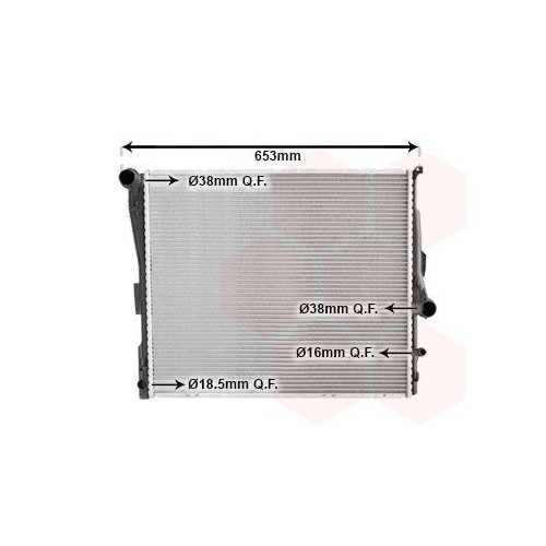 VAN WEZEL K&uuml;hler, Motork&uuml;hlung 06002343