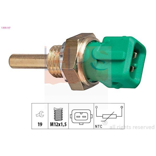 EPS Sensor, K&uuml;hlmitteltemperatur Made in Italy - OE Equivalent 1.830.147
