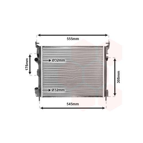VAN WEZEL K&uuml;hler, Motork&uuml;hlung 43002326