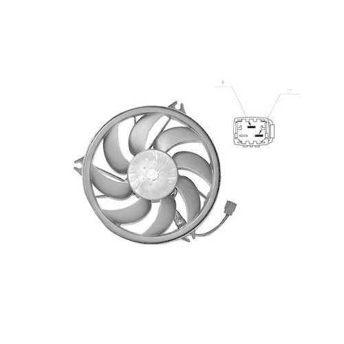 VAN WEZEL L&uuml;fter, Motork&uuml;hlung 4028747