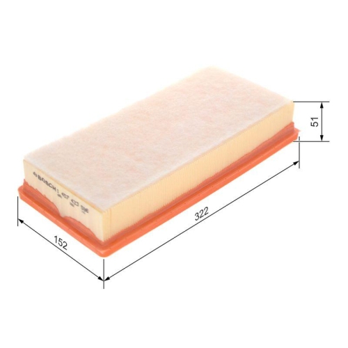 BOSCH Luftfilter 1 457 433 596