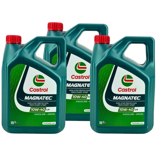 Motor&ouml;l Castrol Magnatec 10W-40 A/B VW Renault Mercedes Fiat ACEA A3B4 12 Liter