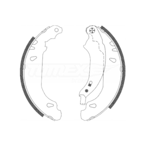 TOMEX Brakes Bremsbackensatz TX 21-65