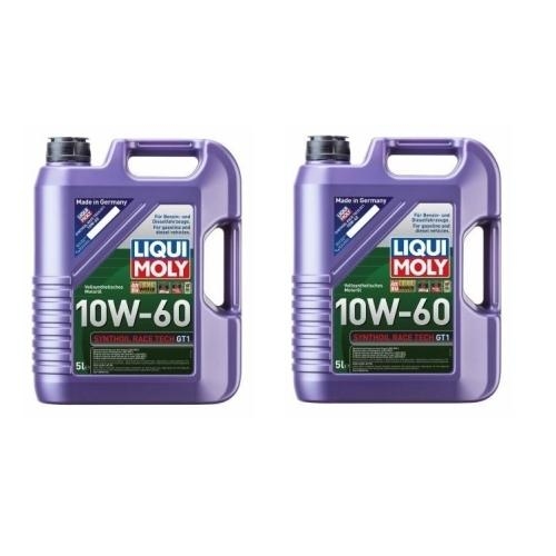 Liqui Moly Synthoil Race Tech GT1 Motor&ouml;l 10W-60, 10-Liter 2 Kanister Art.Nr. 13