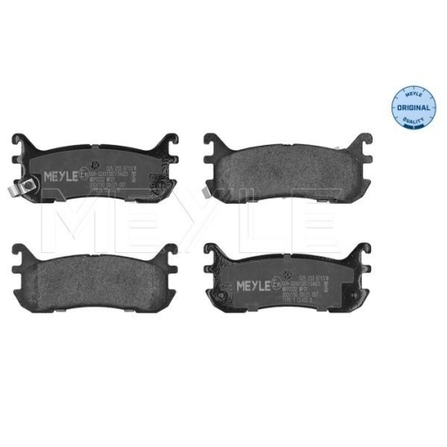 MEYLE Bremsbelagsatz, Scheibenbremse MEYLE-ORIGINAL: True to OE. 025 233 8713/W
