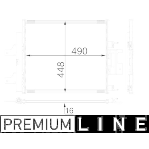 MAHLE Kondensator, Klimaanlage BEHR *** PREMIUM LINE *** AC 26 000P
