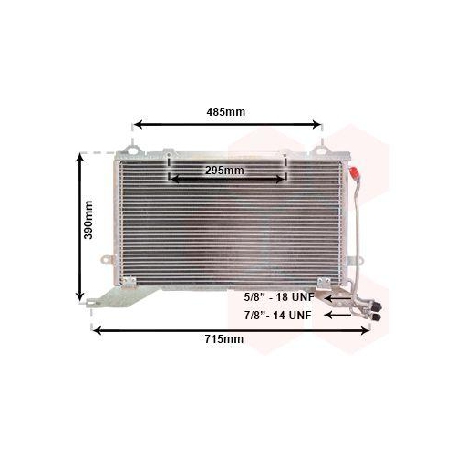 VAN WEZEL Kondensator, Klimaanlage 30005268