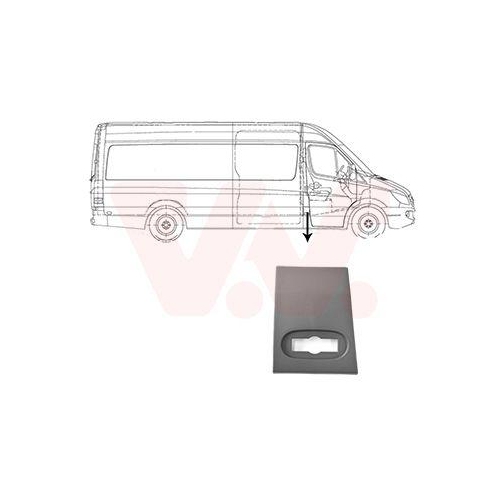 VAN WEZEL Zier-/Schutzleiste, Seitenwand 3077418