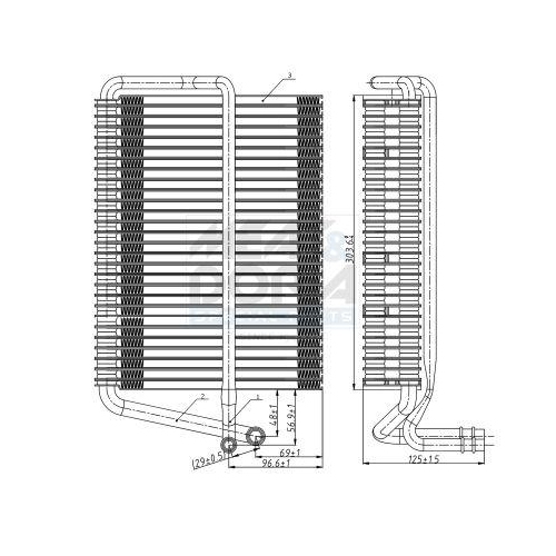 MEAT & DORIA Verdampfer, Klimaanlage 997012
