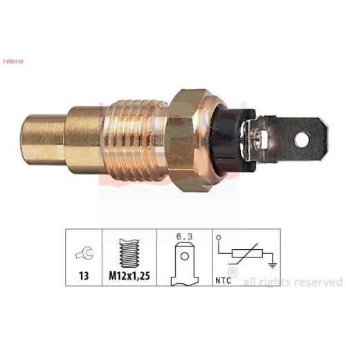 EPS Sensor, K&uuml;hlmitteltemperatur Made in Italy - OE Equivalent 1.830.159