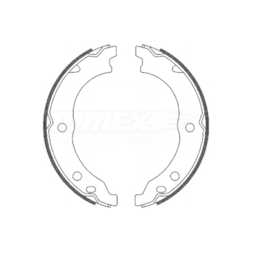 TOMEX Brakes Bremsbackensatz TX 21-68