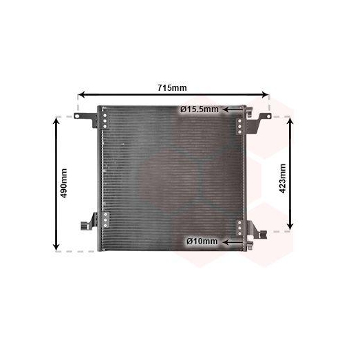 VAN WEZEL Kondensator, Klimaanlage 30005270