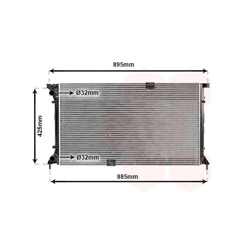 VAN WEZEL K&uuml;hler, Motork&uuml;hlung 43002360