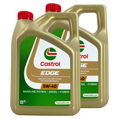 Motor&ouml;l Castrol Edge 5W-40 VW 505 Renault Opel MB 229 Ford Fiat ACEA C3 8 Liter