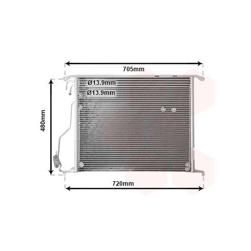 VAN WEZEL Kondensator, Klimaanlage 30005280