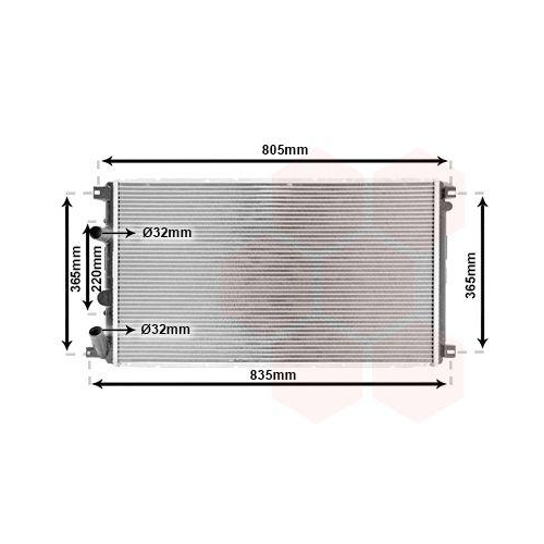 VAN WEZEL K&uuml;hler, Motork&uuml;hlung 43002361