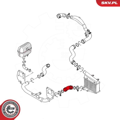 ESEN SKV Ladeluftschlauch 24SKV025